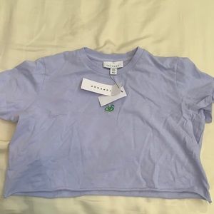 light purple crop top from Topshop.